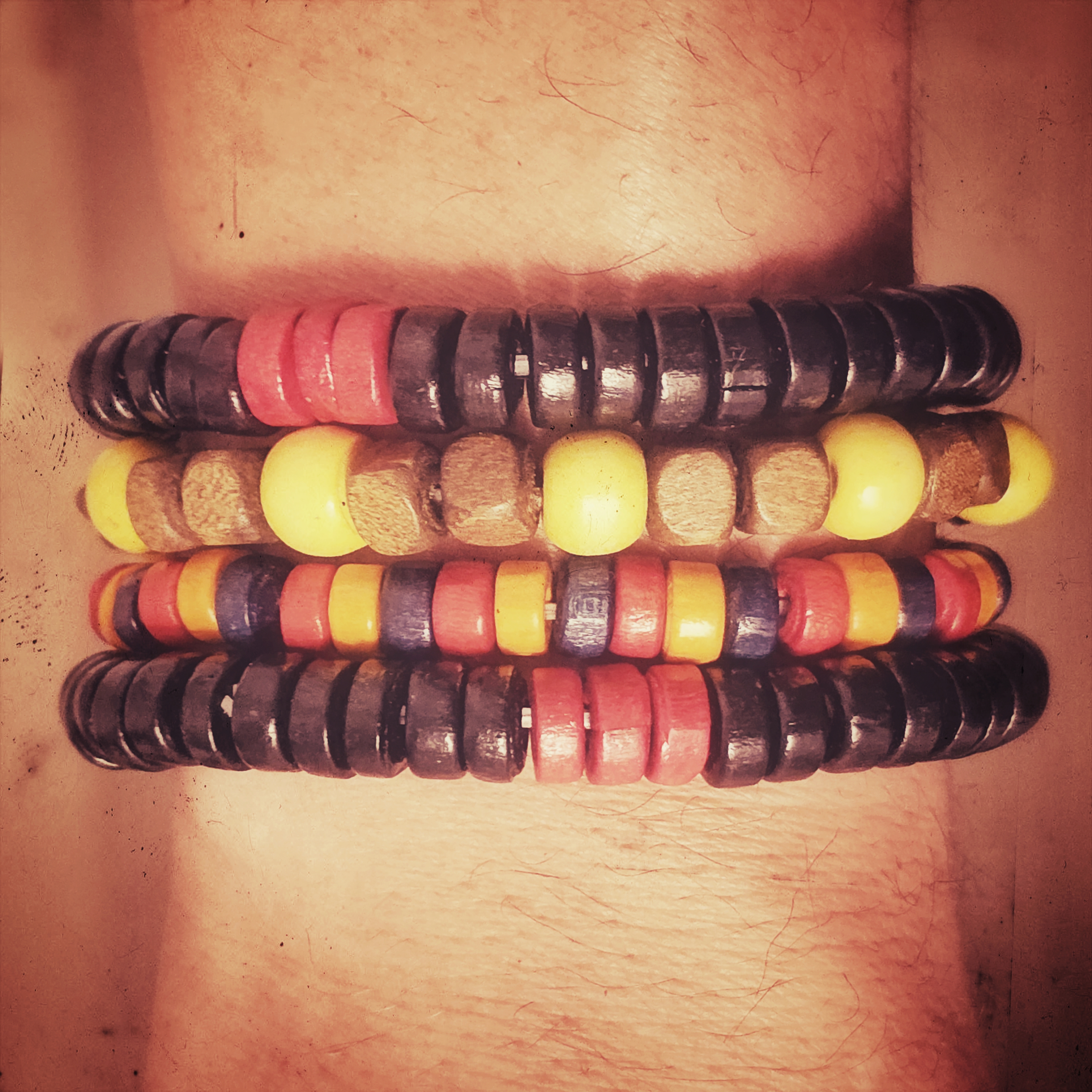 all in the wrist — Beaded Bracelets on Wrist