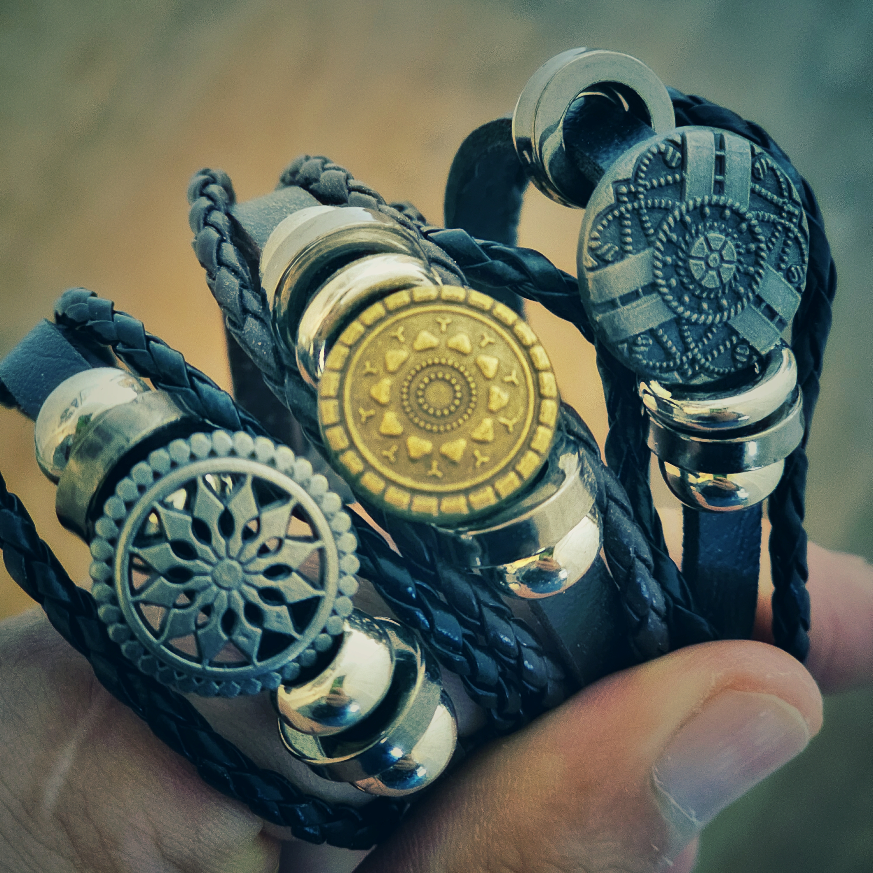 all in the wrist — Braided Leather Bracelets